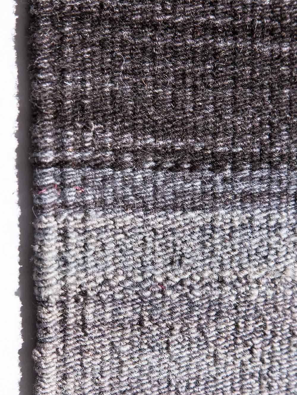 ALFOMBRA UNICA GABBEH NEGRO GRIS 241X348