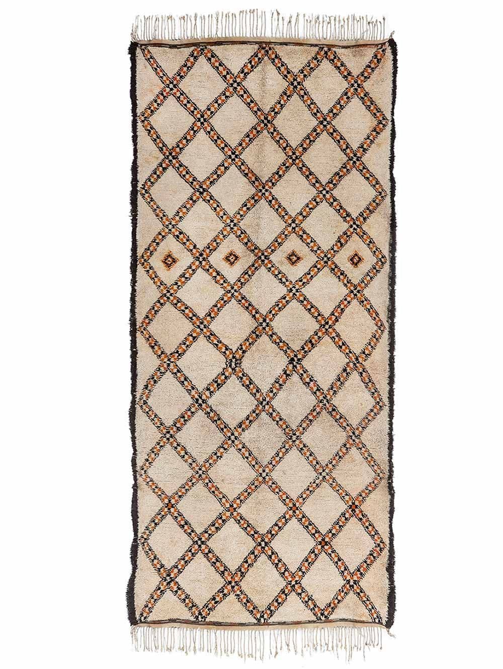ALFOMBRA MANUAL TRIBAL MARRUECOS 180x395
