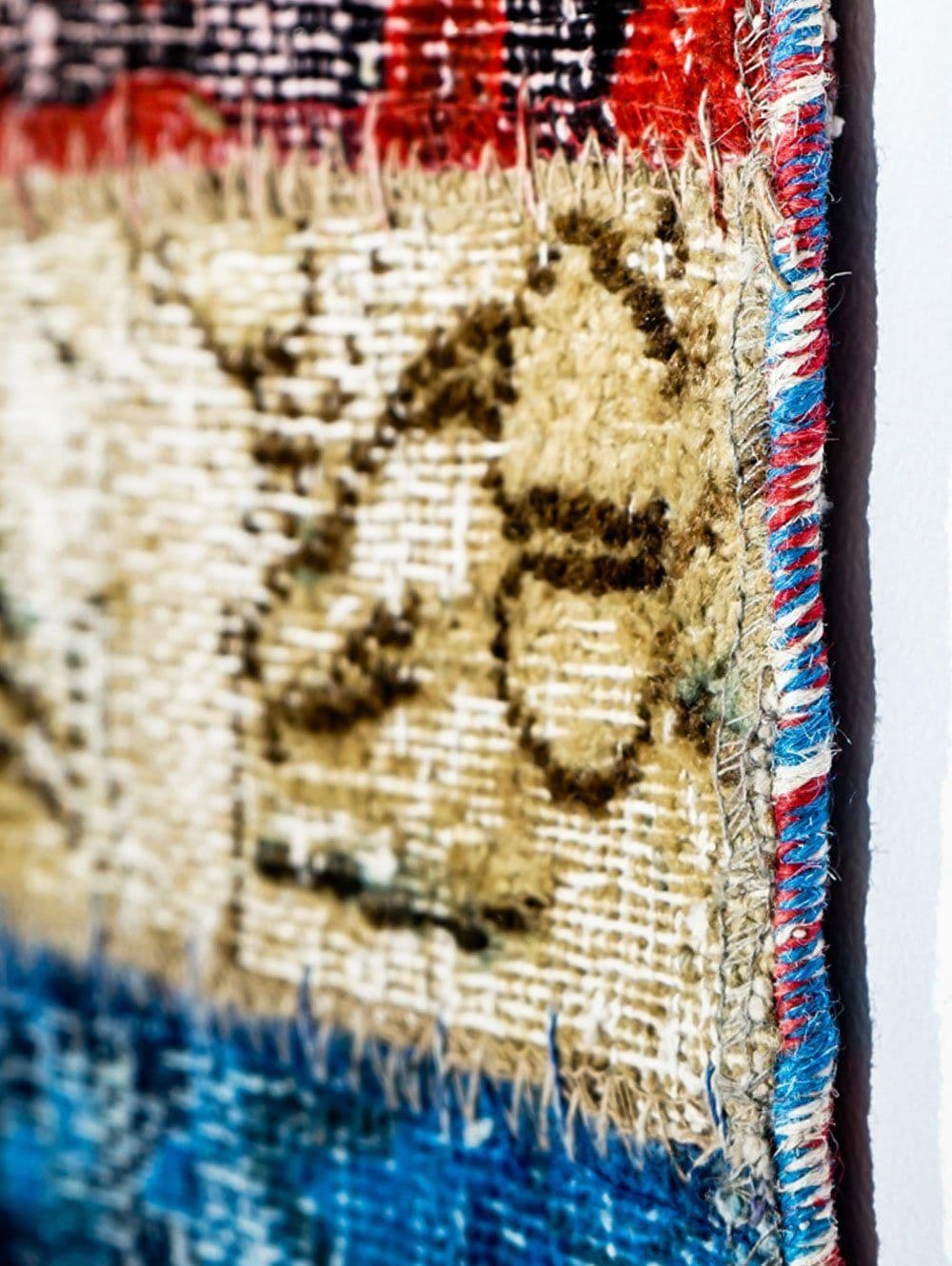 PATCHWORK ANTIQUE PERSIA FLAG 200X300