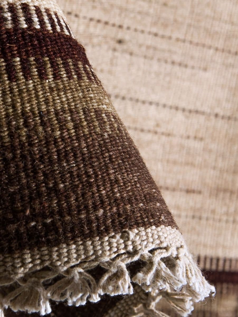 KILIM STRIPES CAMINO PLAIN BROWN 80X250