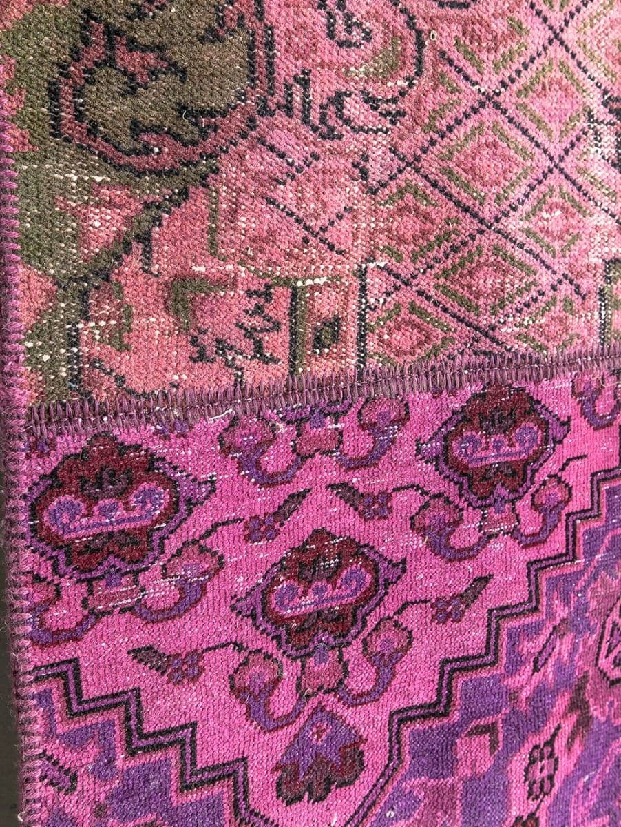 PATCHWORK ANTIQUE PERSIA FUCSIA 203x297