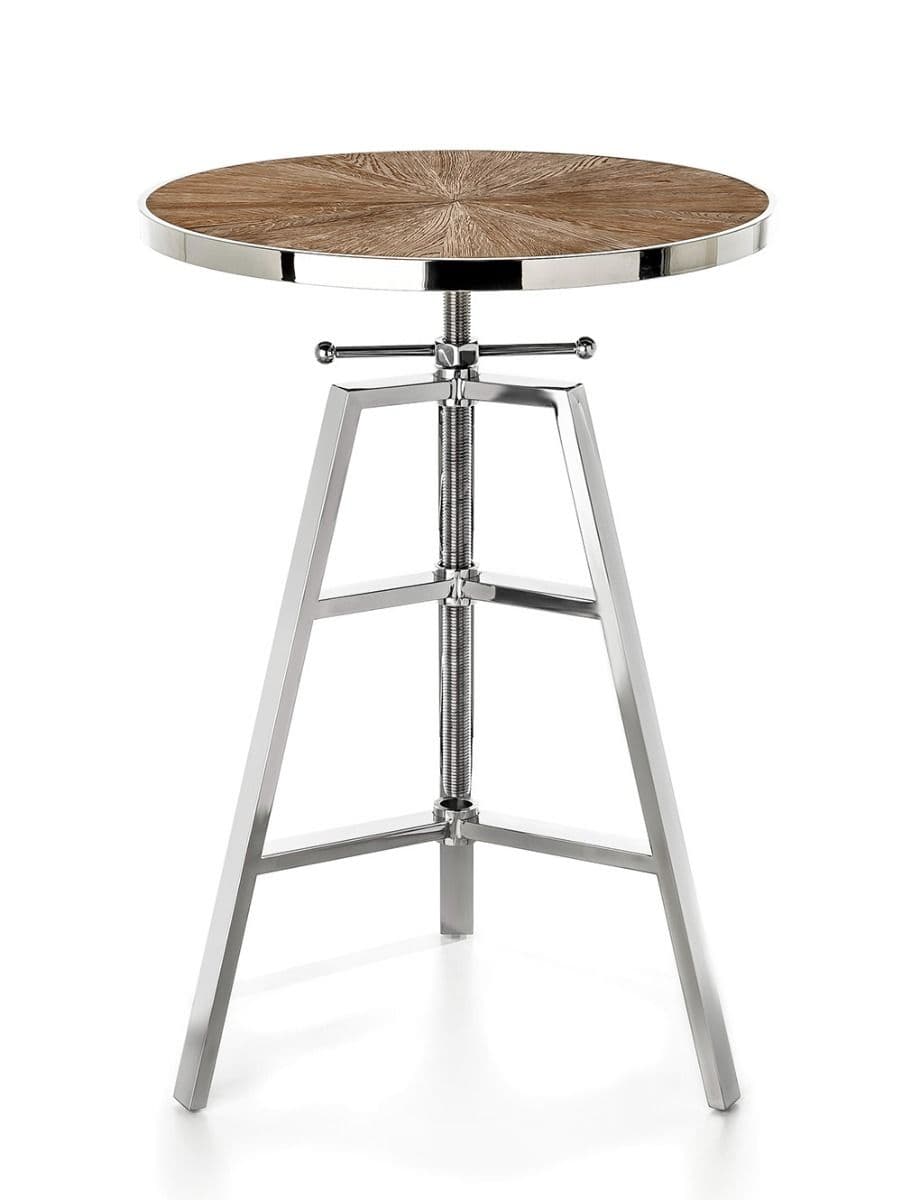 MESA BRASSERIE ROBLE SILVER