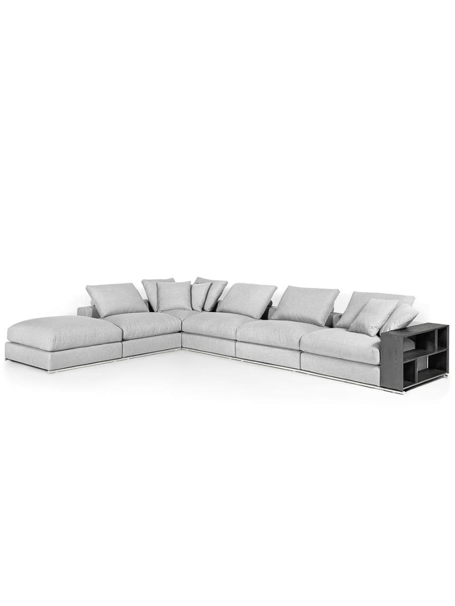 SOFA EN ELE DERECHO SMITH GRIS