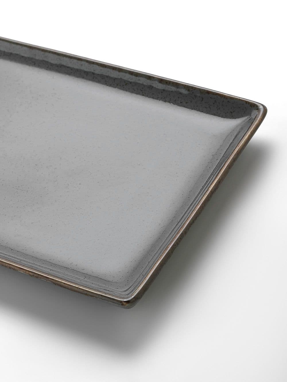 BANDEJA RECTANGULAR SEASONS GREY 35 CM