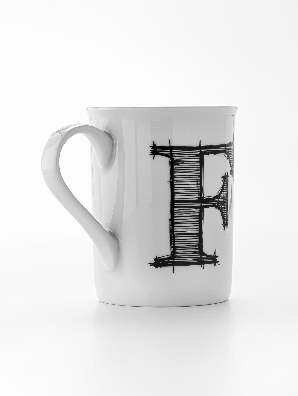 TAZA LETTER F 285CC