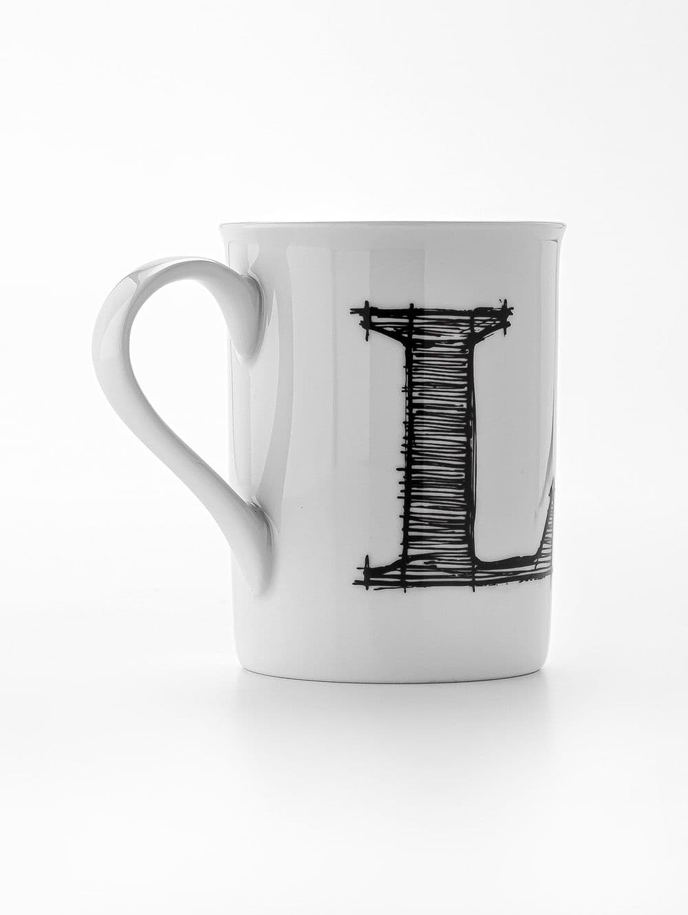 TAZA LETTER L 285CC