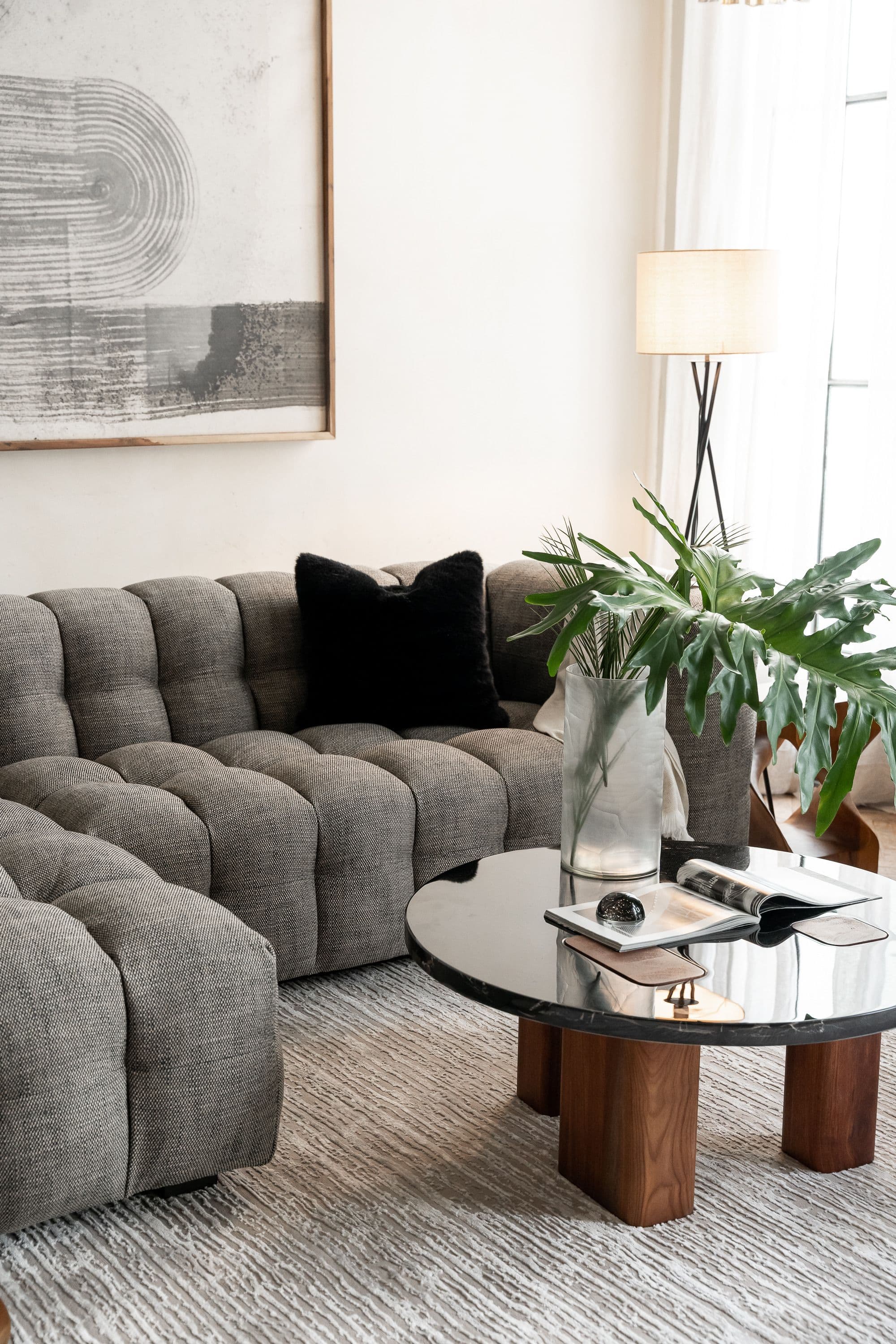 SOFA PARISIAN EN ELE GREY