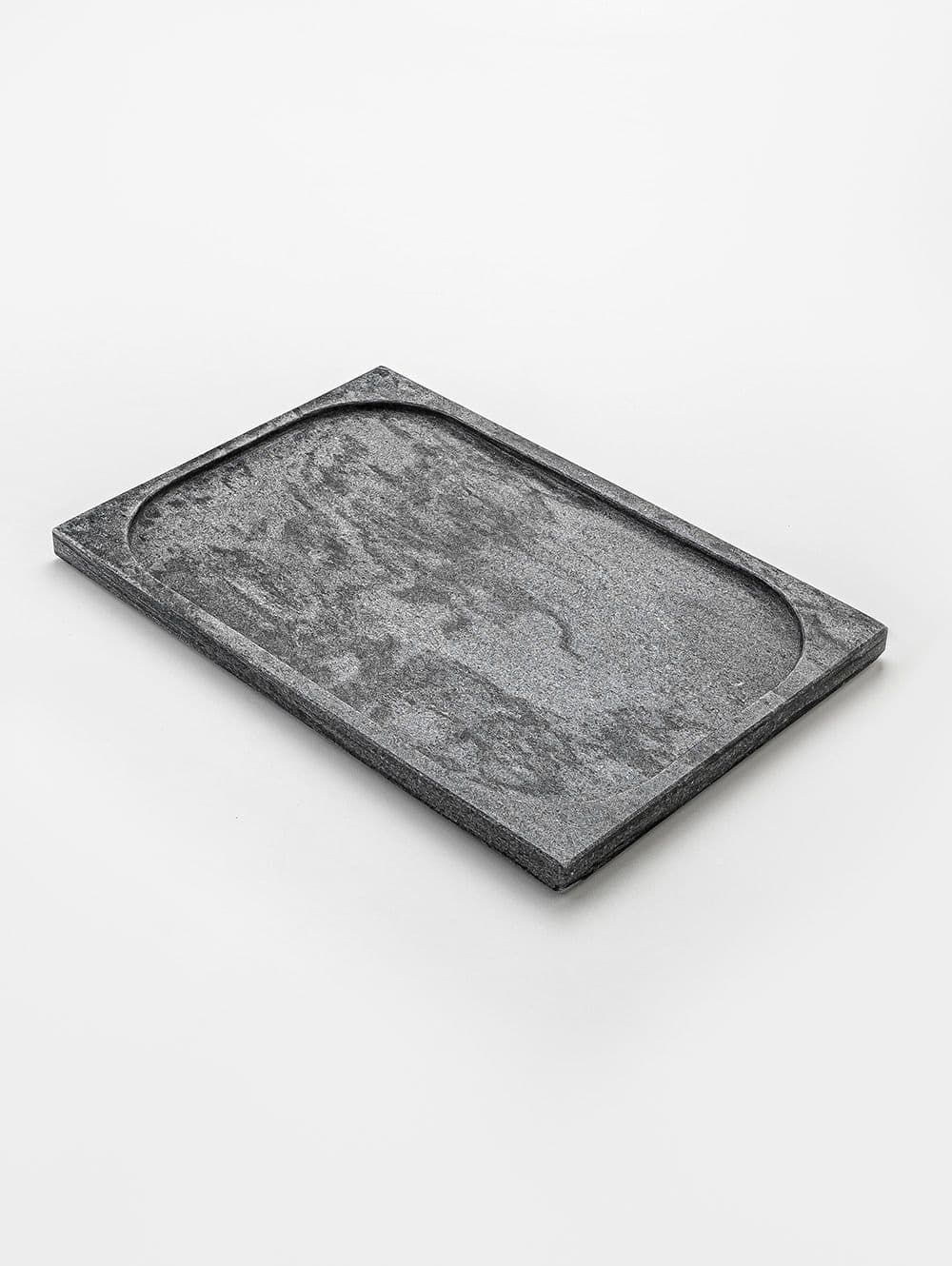 BANDEJA RECTANGULAR GIDI DARK GREY LARGE