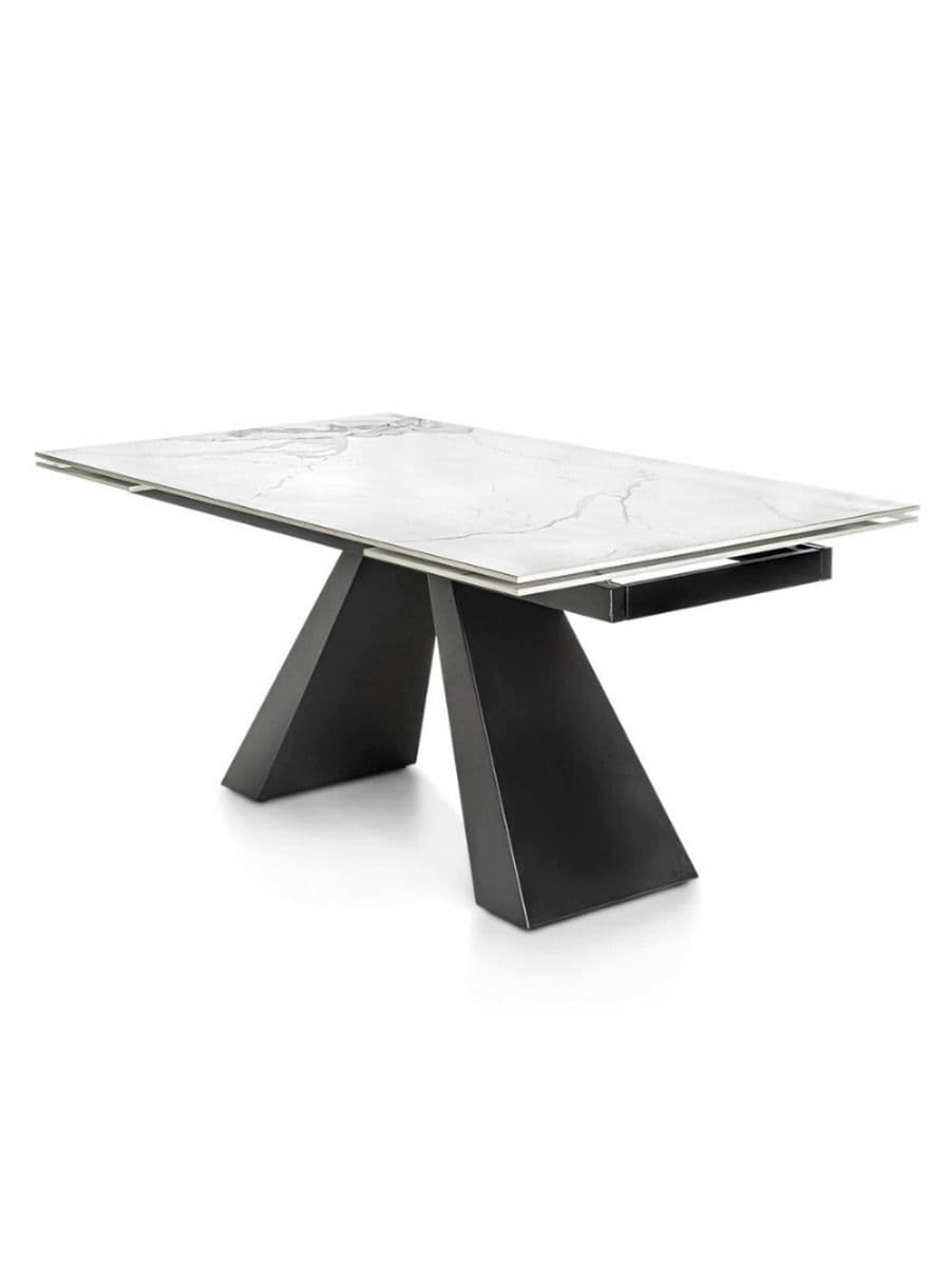 MESA DE COMEDOR EXTENSIBLE MELBOURNE WHITE