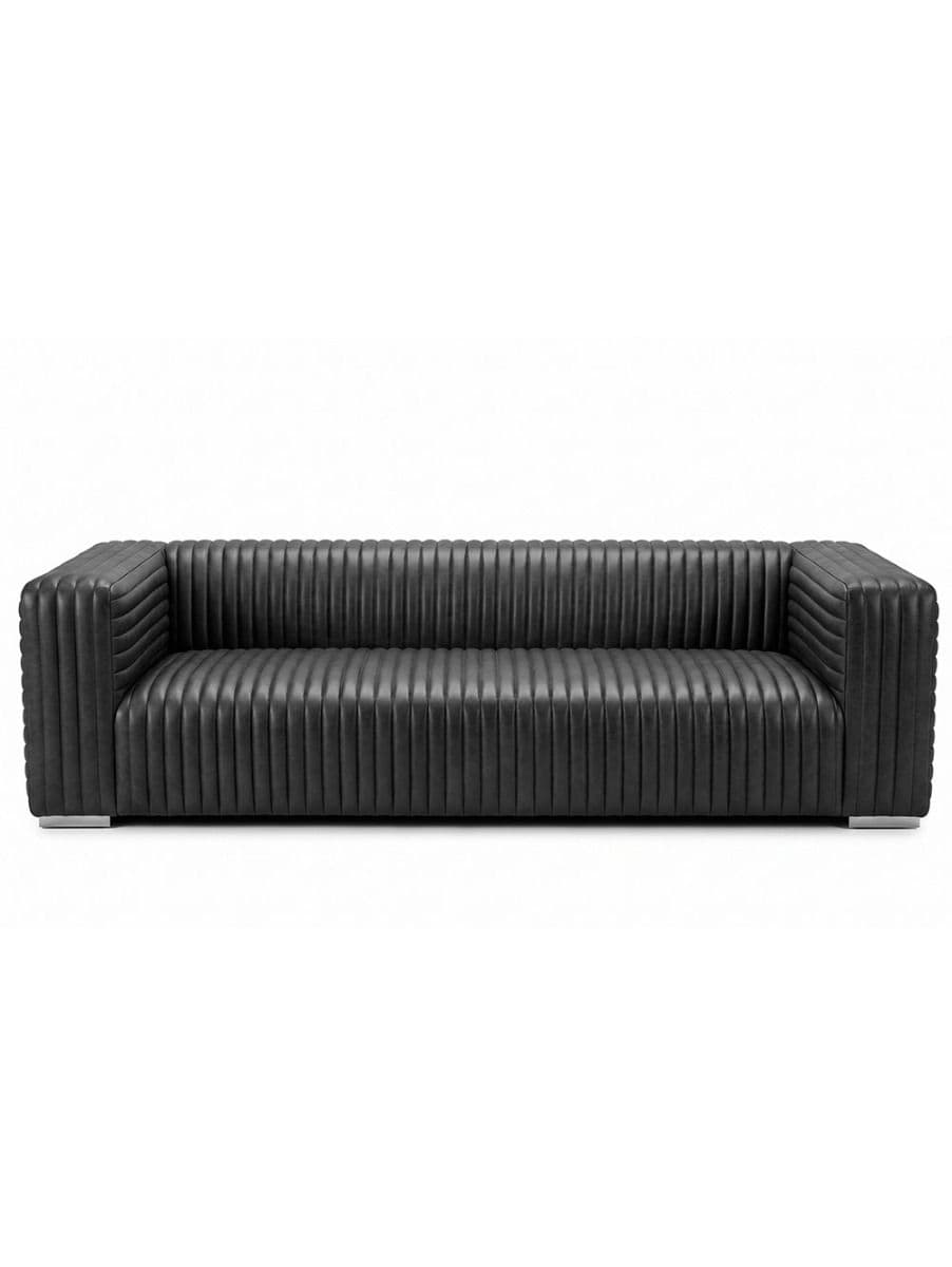 SOFA CAROLINE CUERO BLACK 254