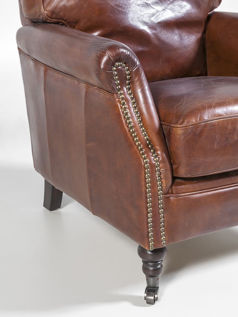 SILLON OXFORD CUERO MOCCA