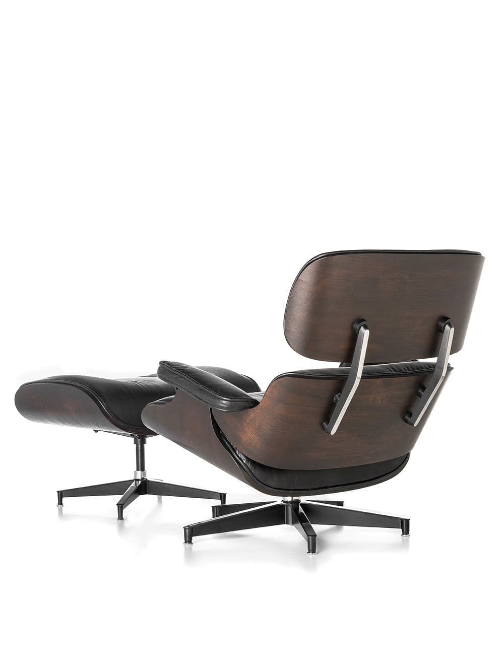 SILLON Y OTOMANA EAMES CUERO BLACK