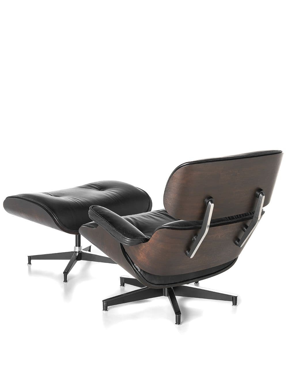 SILLON Y OTOMANA EAMES CUERO BLACK