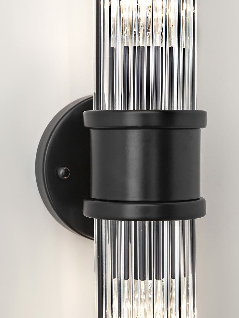 APLIQUE DE PARED CADE BLACK DOBLE
