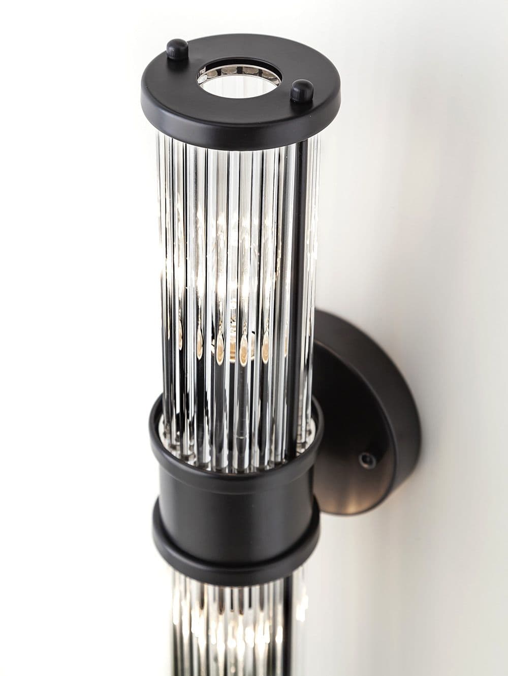 APLIQUE DE PARED CADE BLACK DOBLE