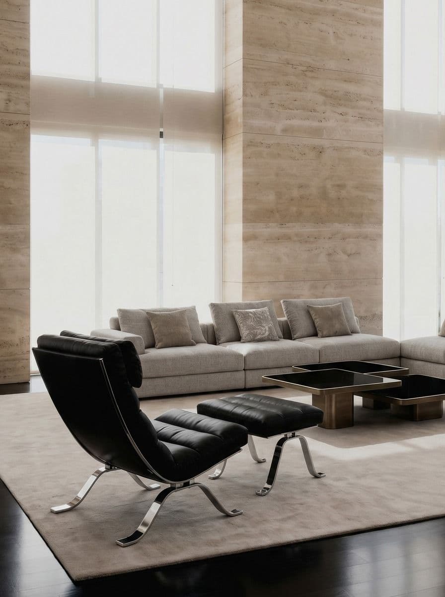 SILLON & OTOMAN KIER BLACK