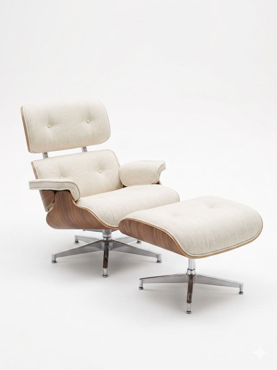 SILLON Y OTOMANA EAMES IVORY