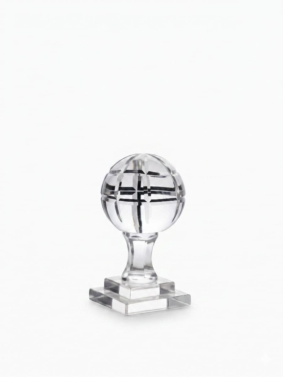 PISAPAPELES GLOBO DE VIDRIO SQUARES CHANDRA H:15,5