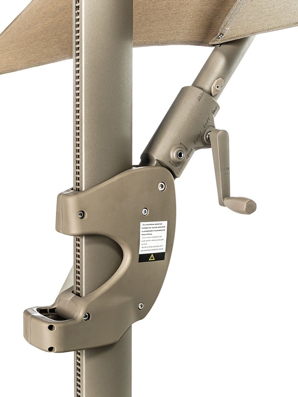 SOMBRILLA FISHER SQUARE TAUPE