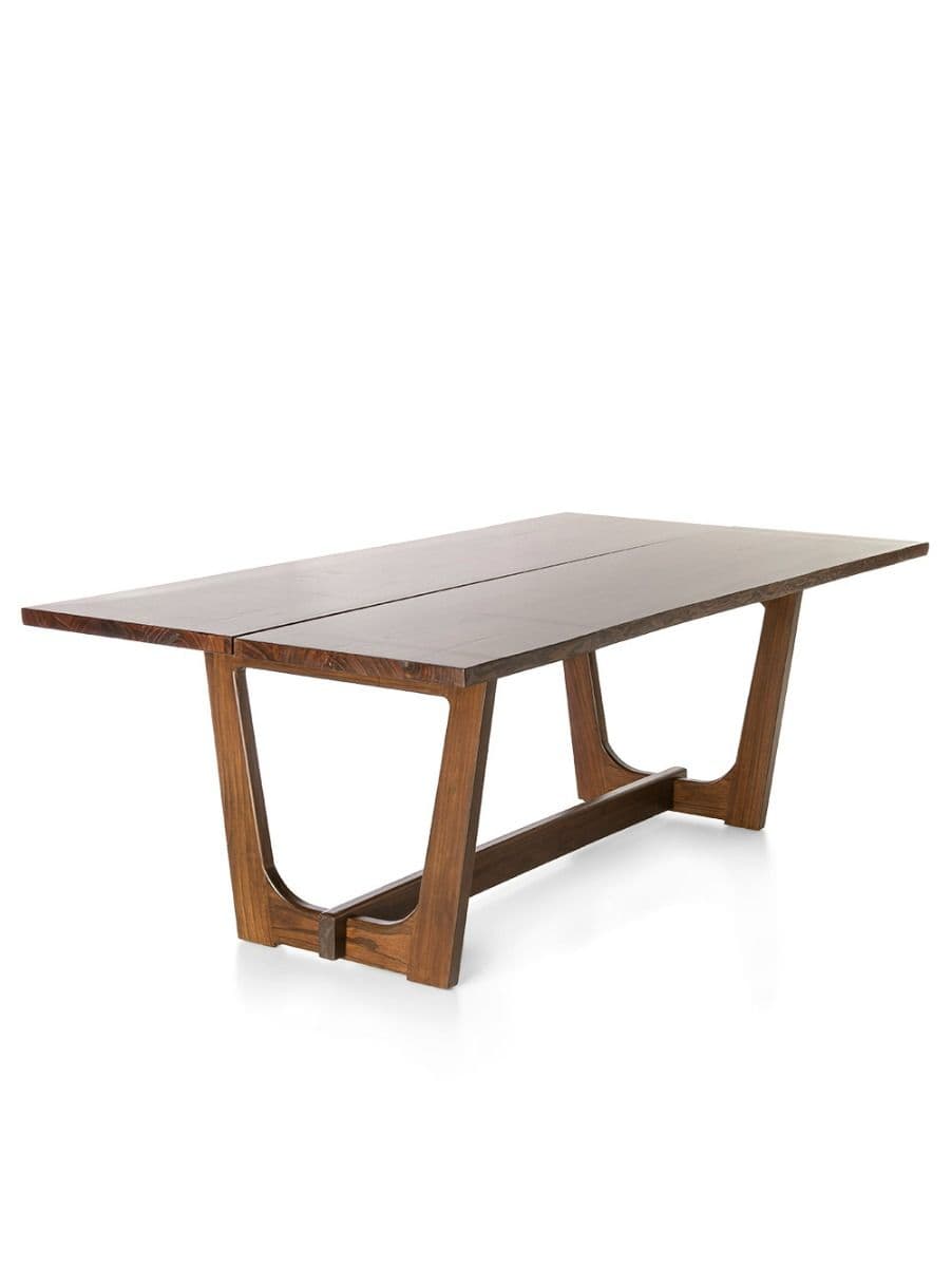 MESA DE COMEDOR OSLO NOGAL 120x280