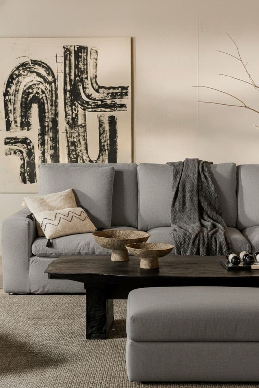 SOFA NUBE LINO LAZY GRIS CLARO