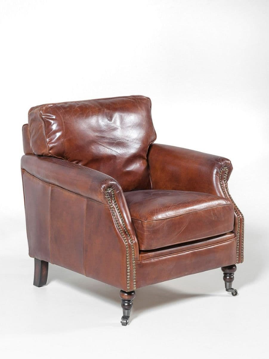 SILLON OXFORD CUERO MOCCA