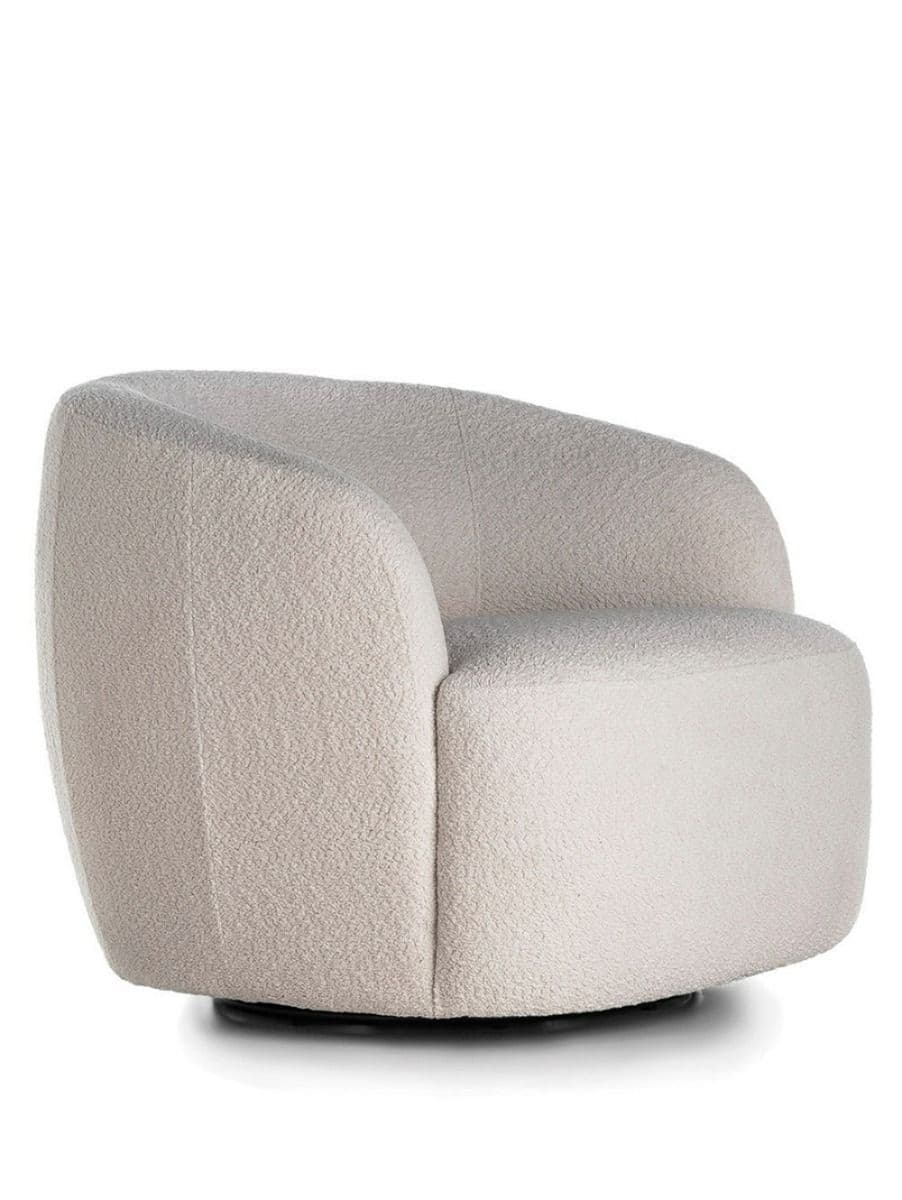 SILLON ONDE BOUCLE WHITE