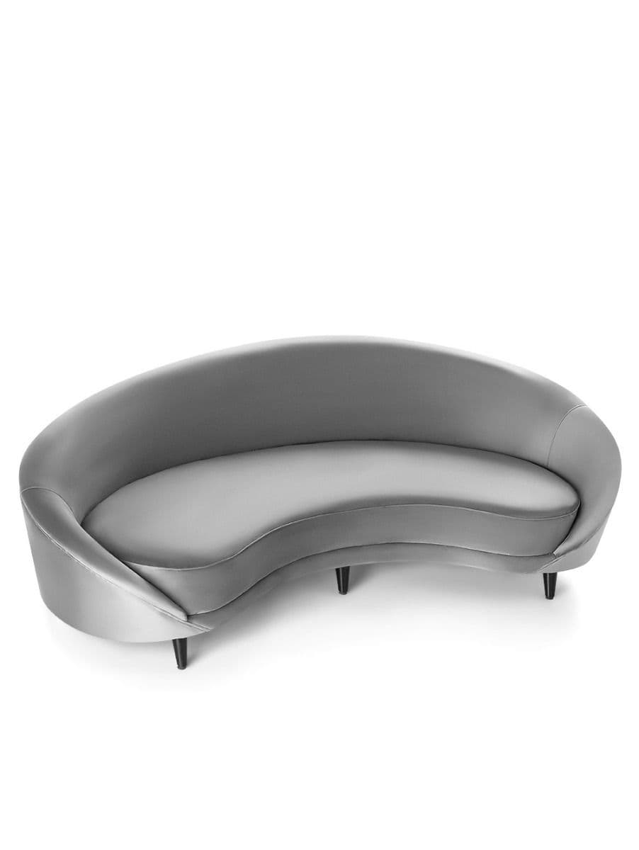 SOFA GLUSTIN FABRIC DARK GREY 250X79