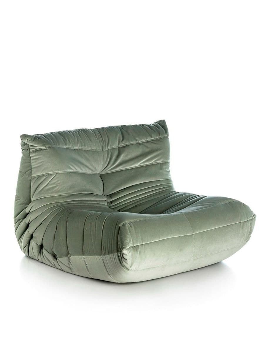 SILLON TOGO VELVET VERDE AGUA