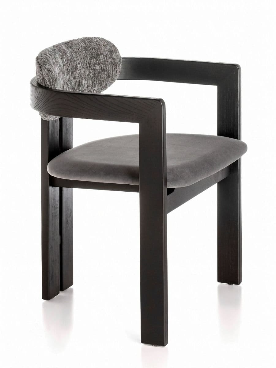 SILLA VITTO PANA DARK GREY